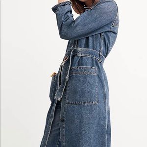 Madewell denim trench